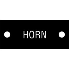 20931 - Cable tag. 'HORN'. (5pcs)